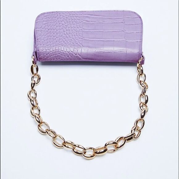 ZARA CHAIN SHOULDER STRAP BAG - Picture 3 of 5